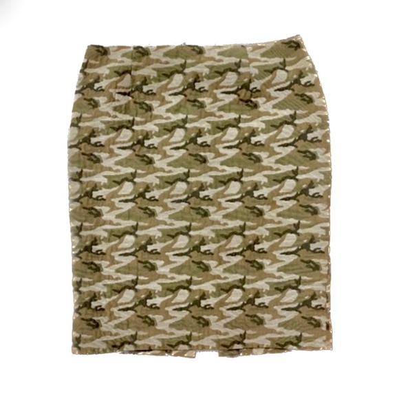 Nano Universe Camo Pencil Skirt - Size S - Picture 1 of 10